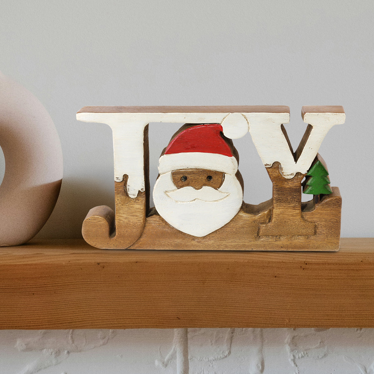 Pure Joy – Hand Carved Wooden Sculpture, Symbol of Happiness and Warmth