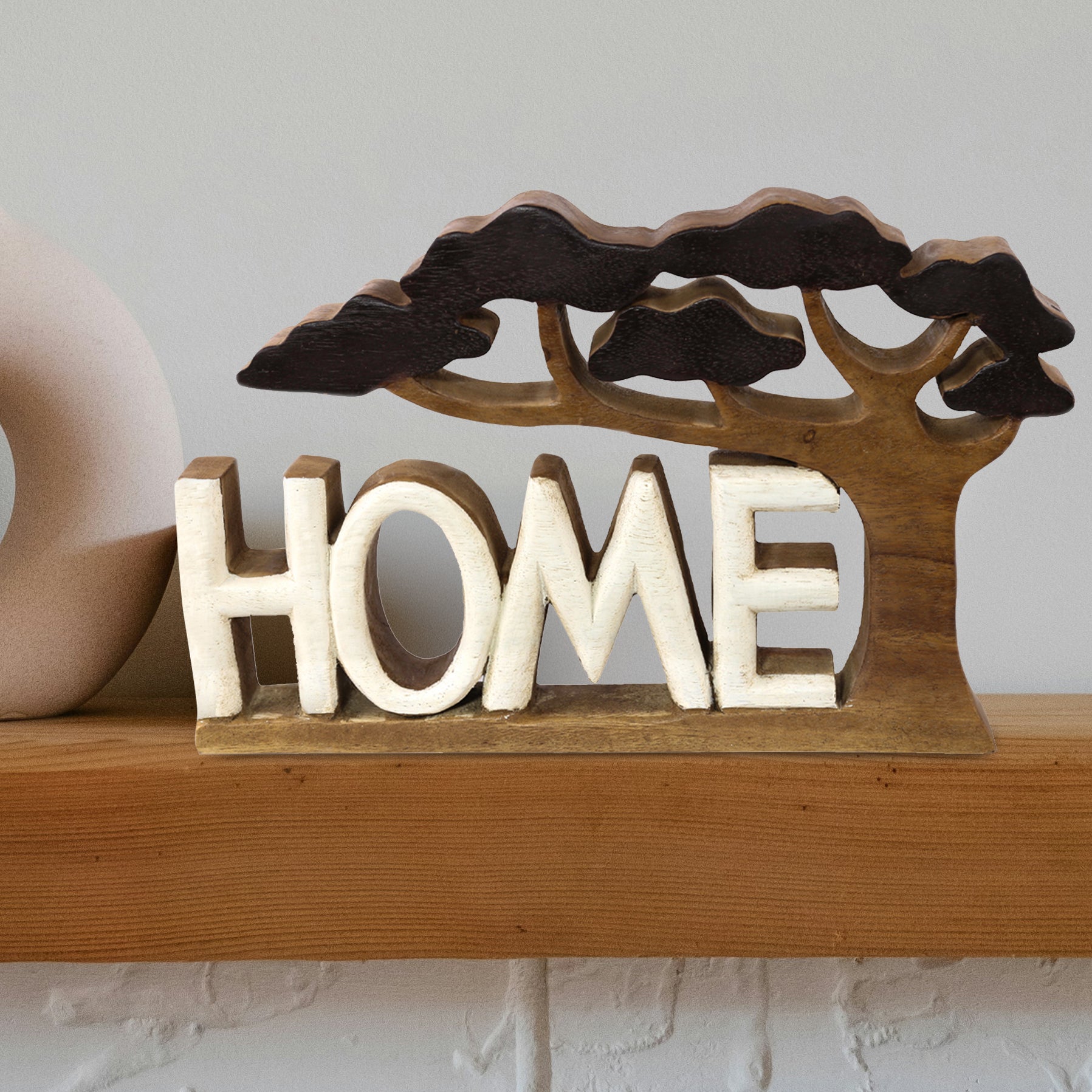 Home Handmade Wooden Sculpture