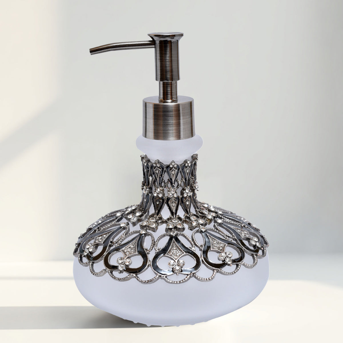 Oriana Grace – Modern Decorative Bathroom Accessory Handmade Soap Dispenser, 9 oz