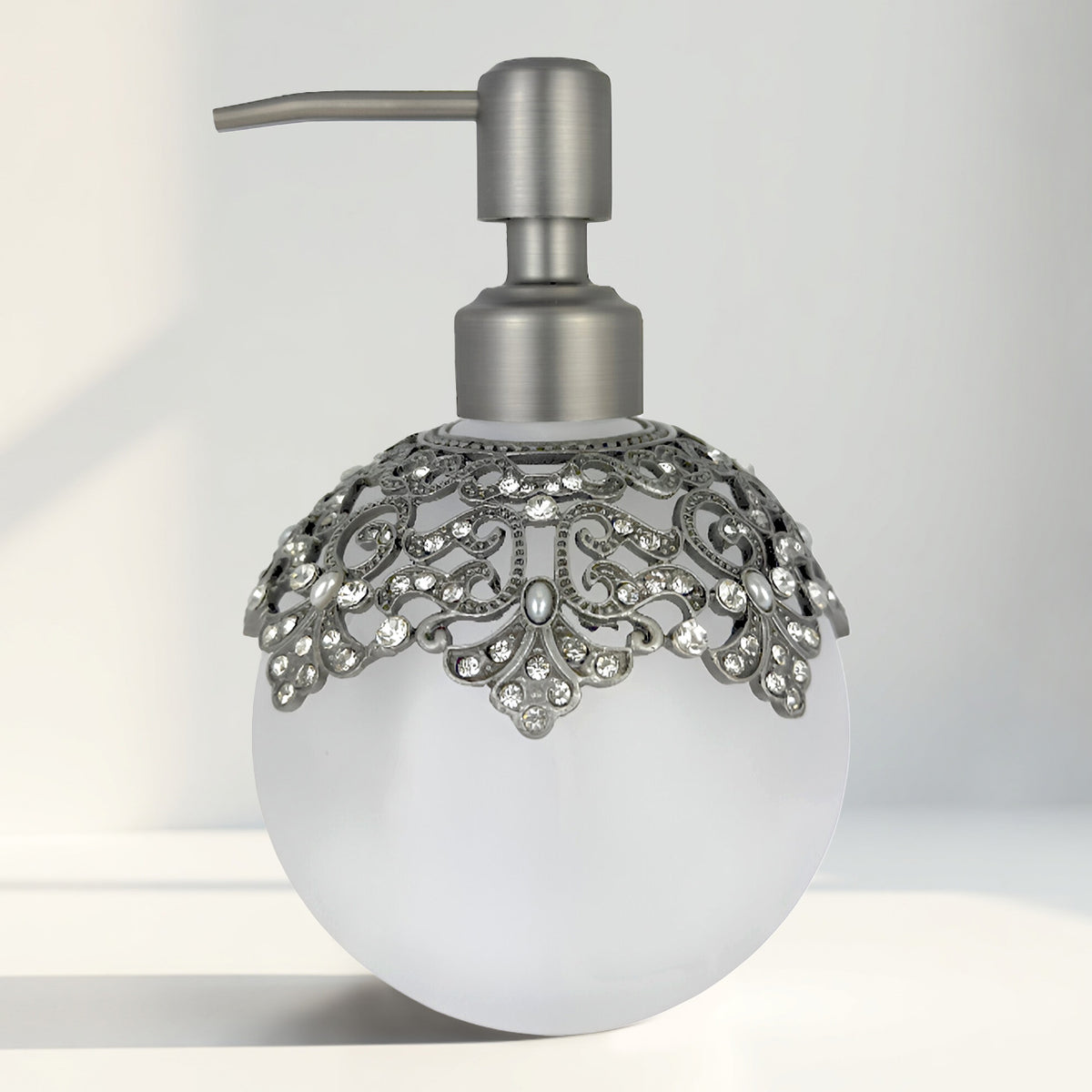 Isolde Essence – Modern Decorative Bathroom Accessory Handmade Soap Dispenser, 12 oz