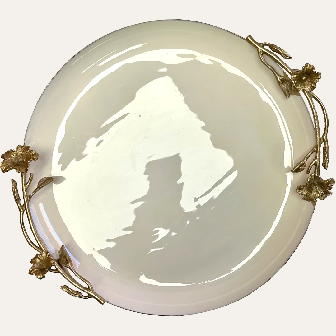 Large Round Serving Tray