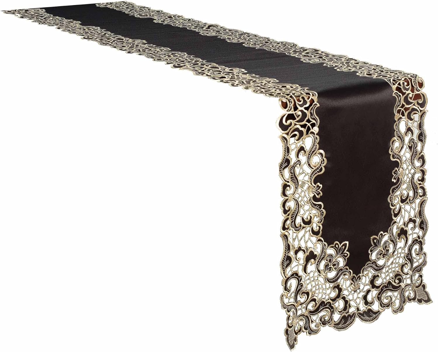 Black Gold Table Runner - Granada Collection