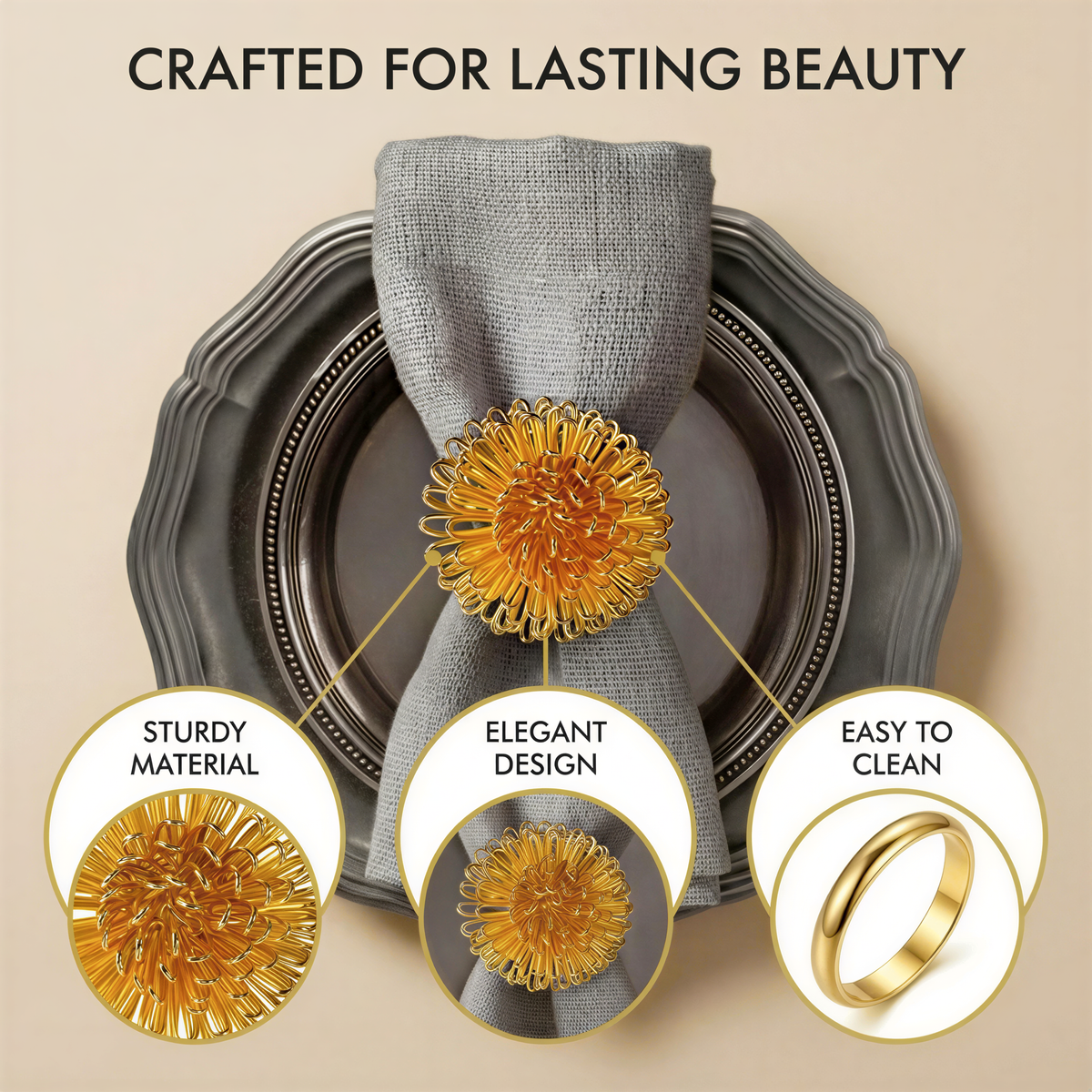 Crafted for lasting beauty