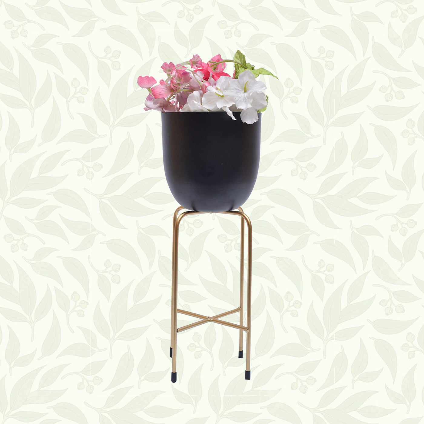 Planter with Metal Stand - Decozen