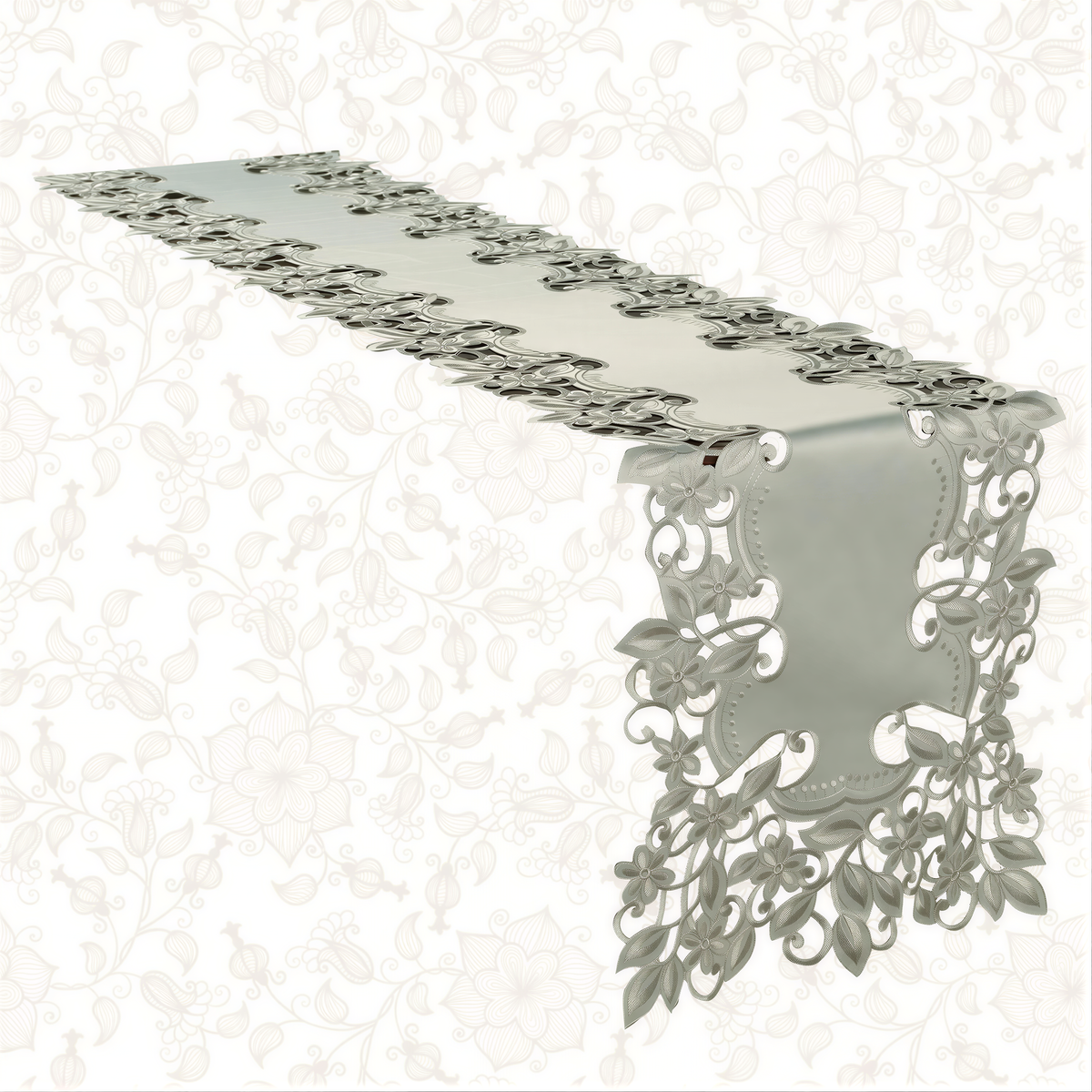 Table Runner with European Embroidery - Decozen