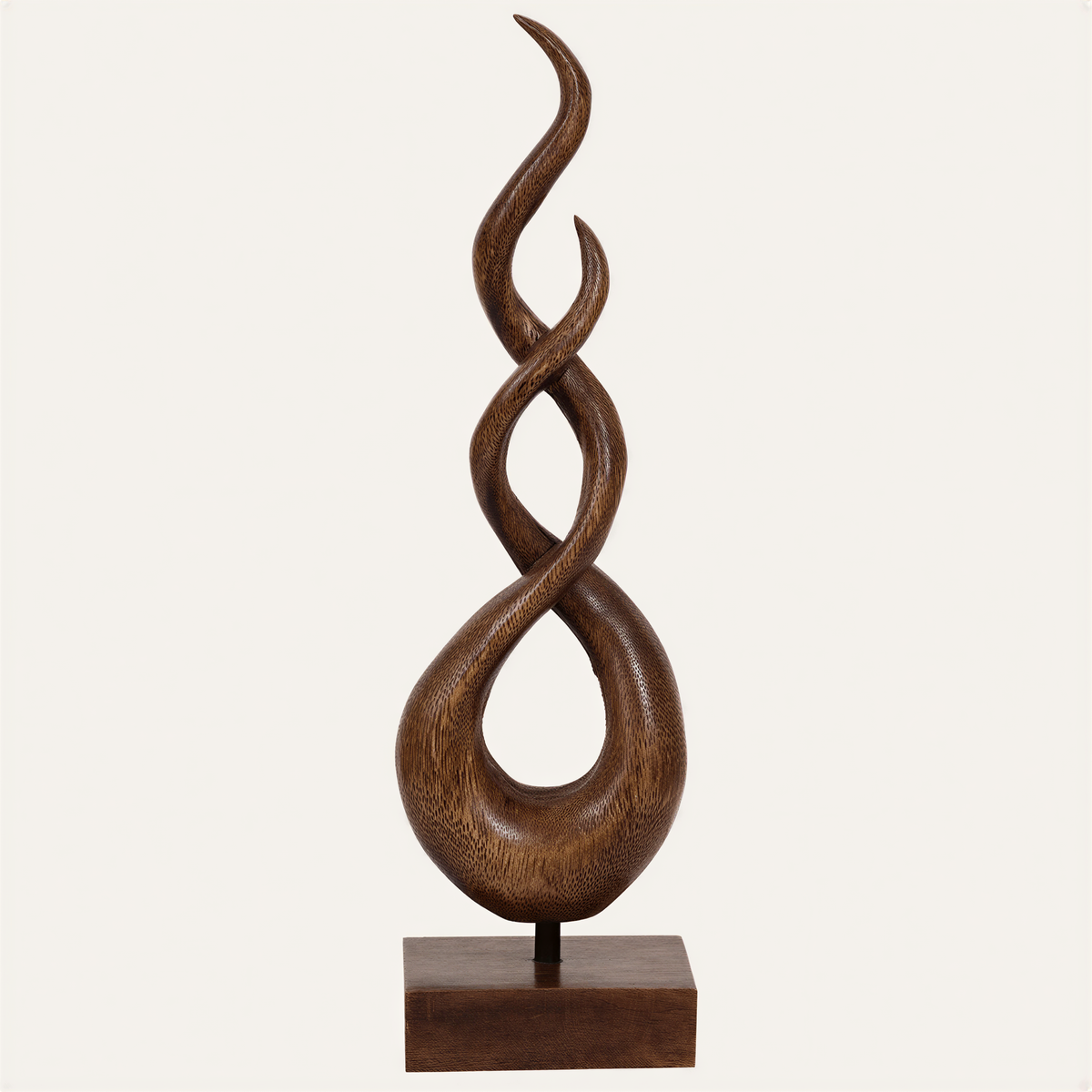 Intertwined Handmade Wooden Sculpture - Decozen