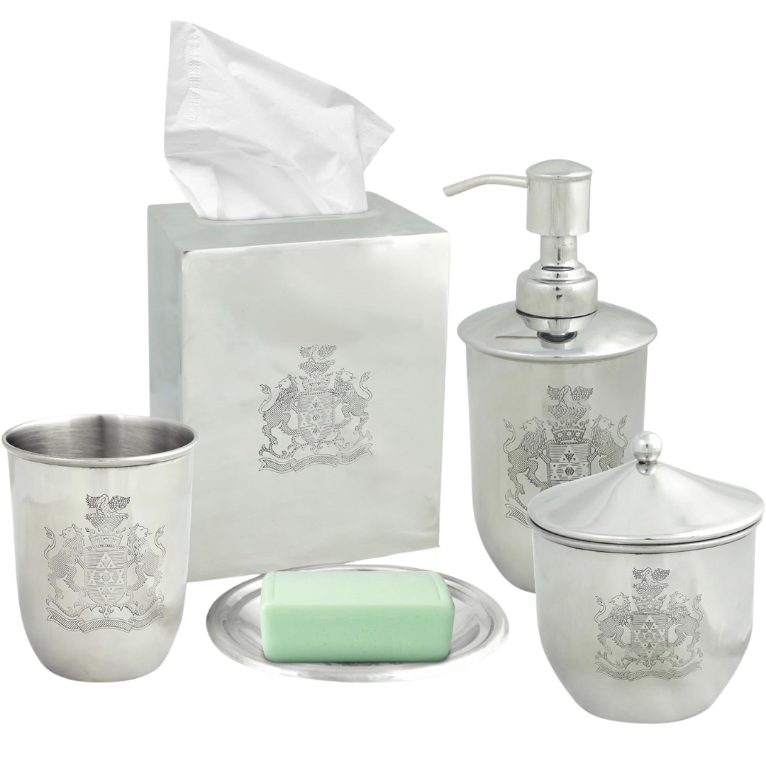 The Durkee Collection - Elegant Modern Bathroom Décor Accessories Set of 5