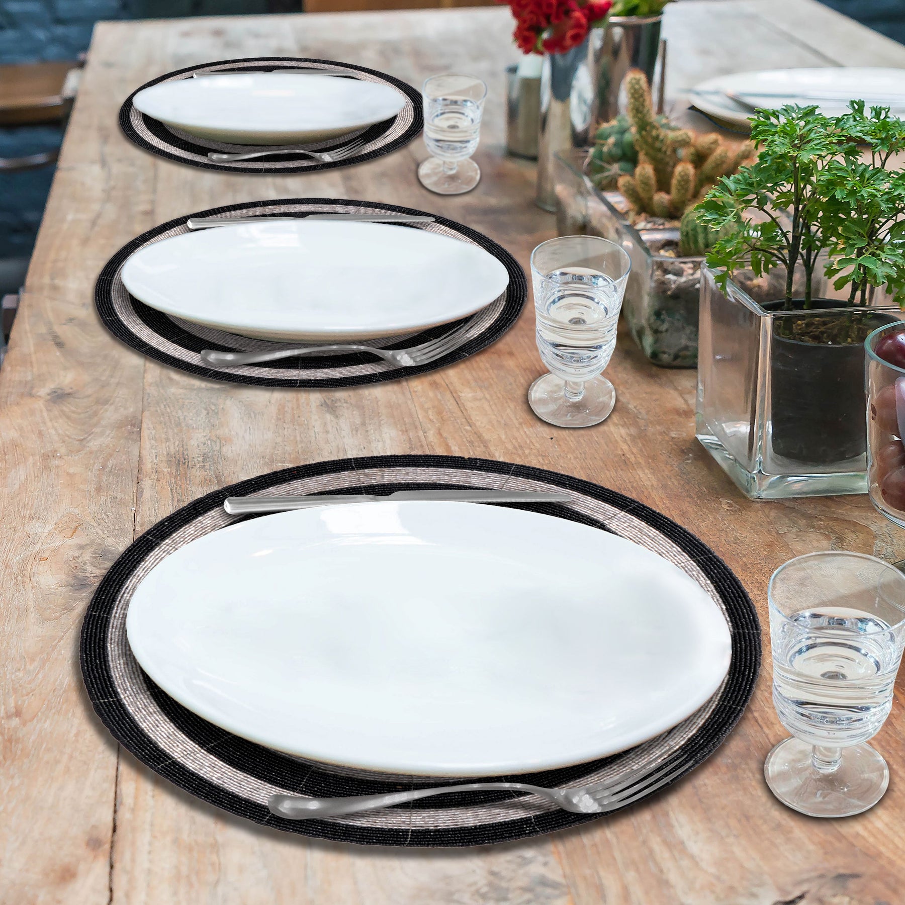 The Stratford Beaded Placemats