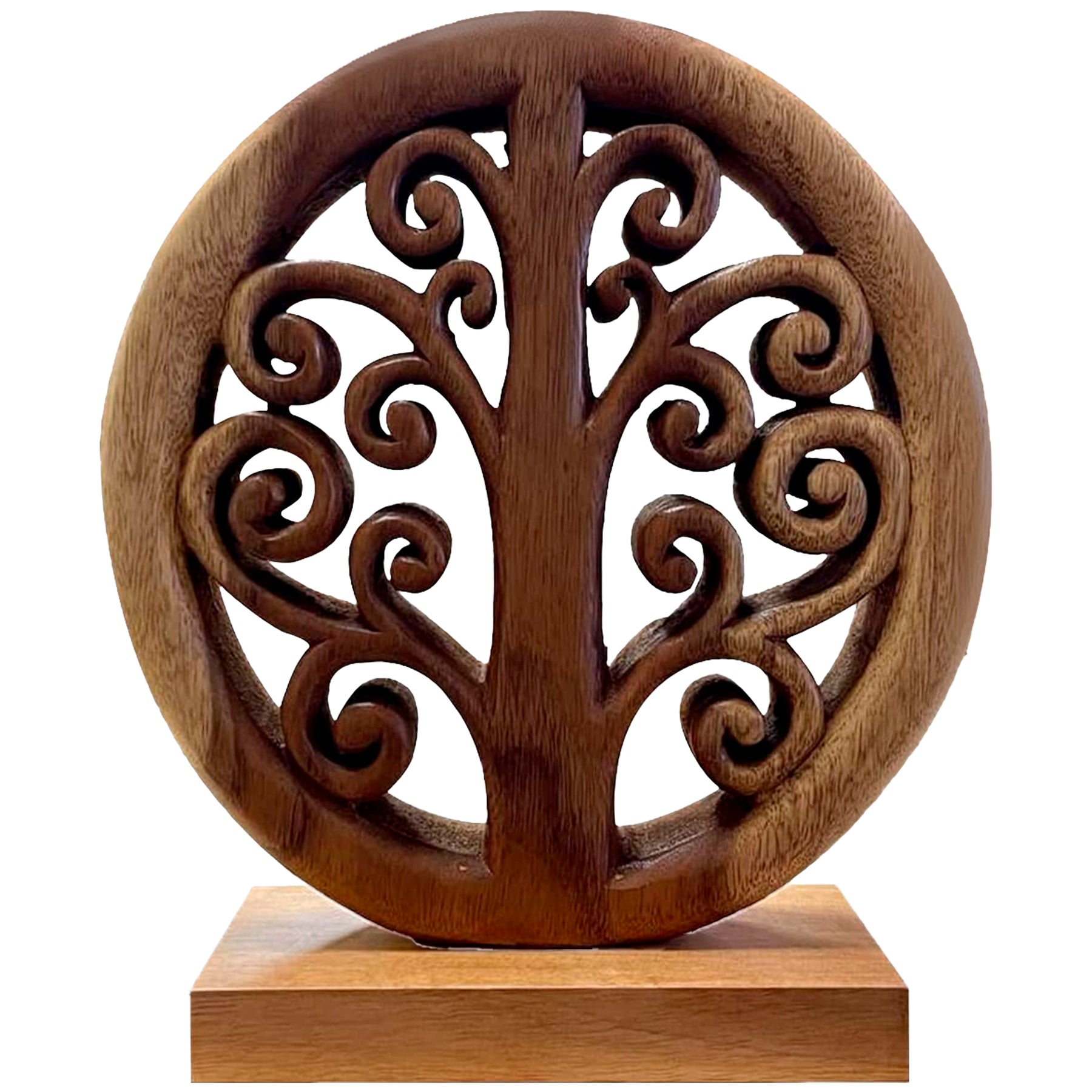 Maloy Tree of Life Wooden Sculpture - Medium