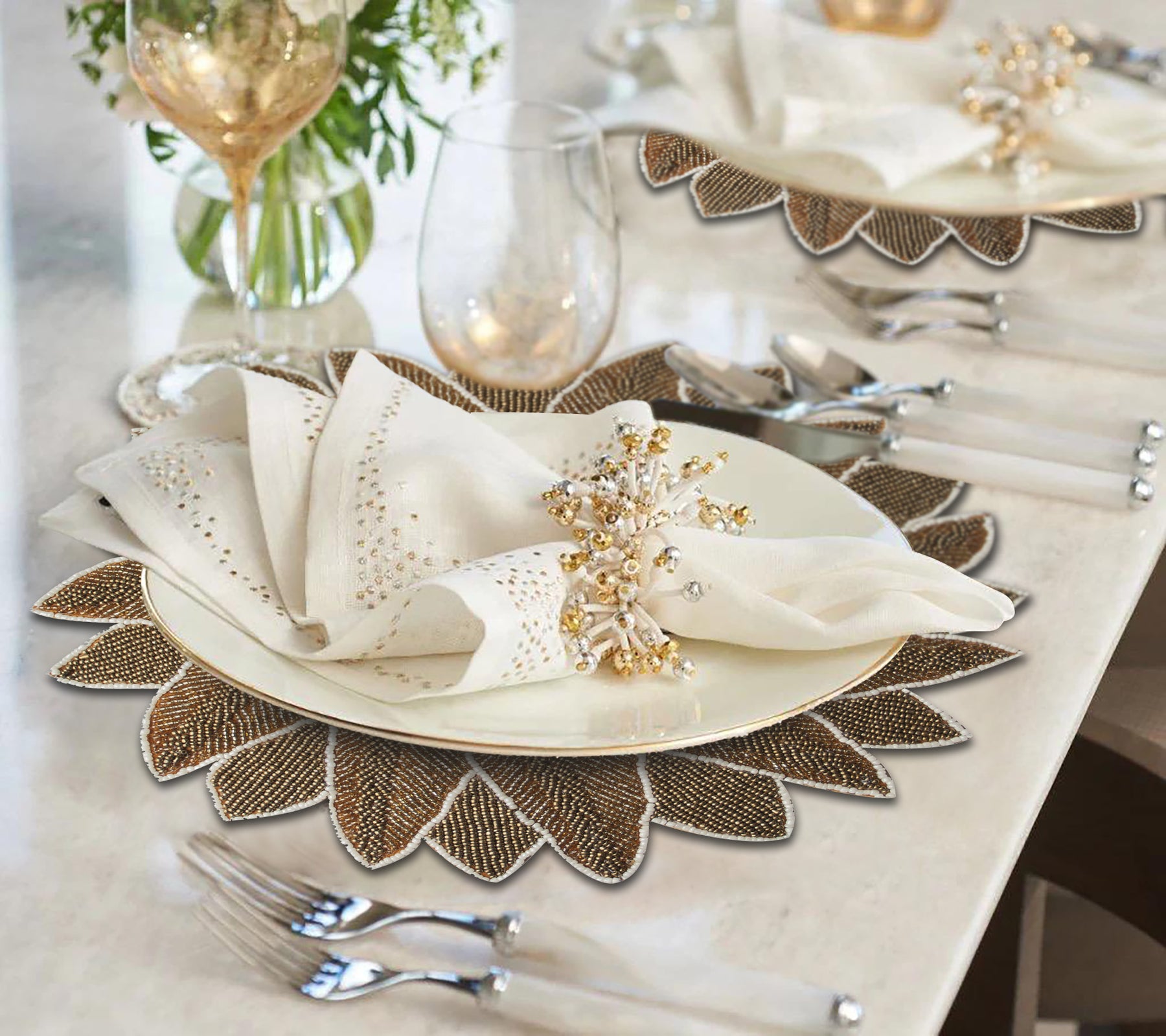 The Arpad Beaded Placemats