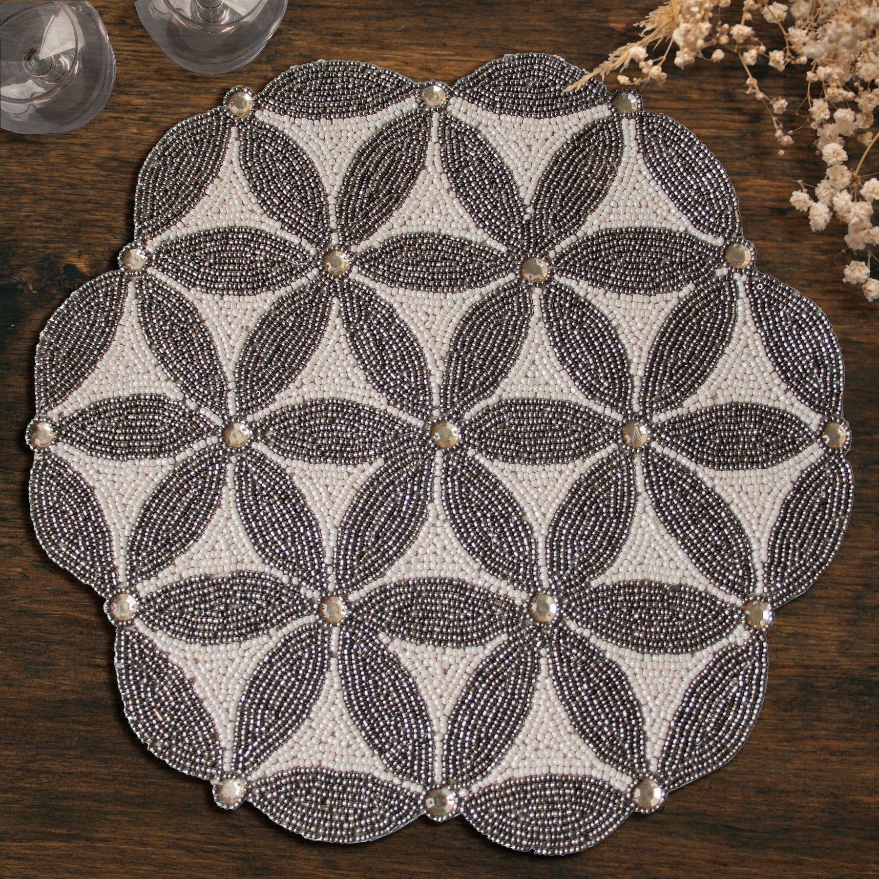 The Naughton Beaded Placemats