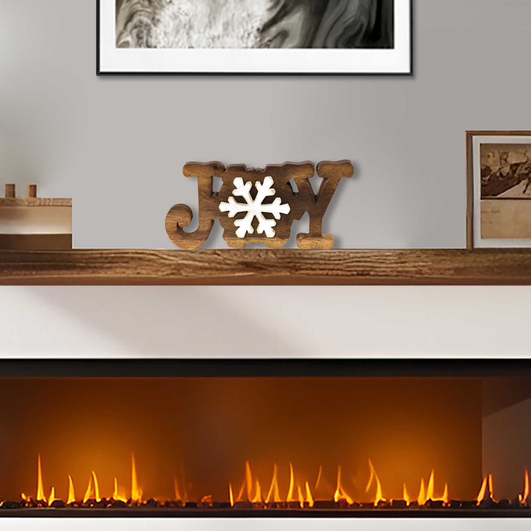 Joy Handmade Wooden Sculpture