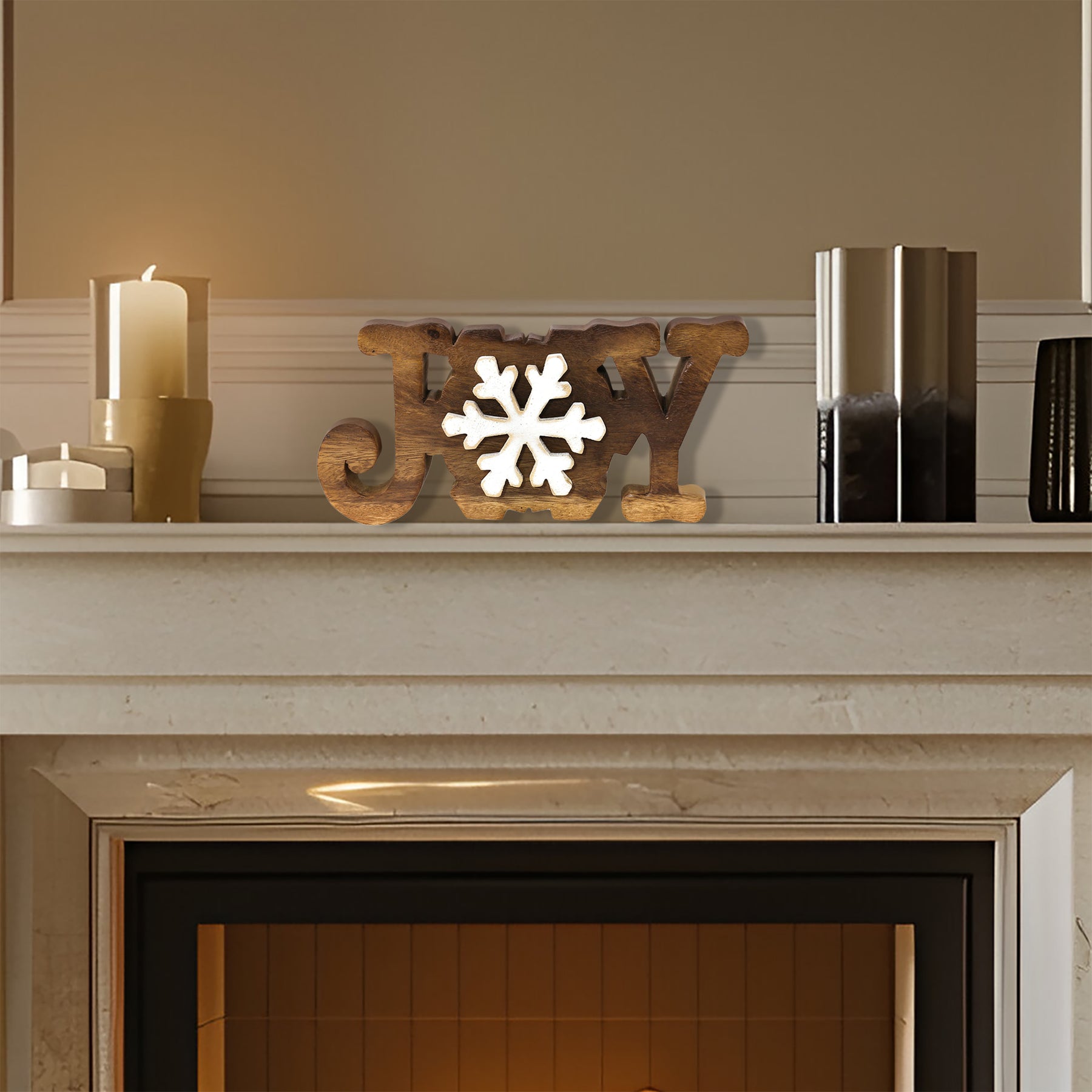 Joy Handmade Wooden Sculpture