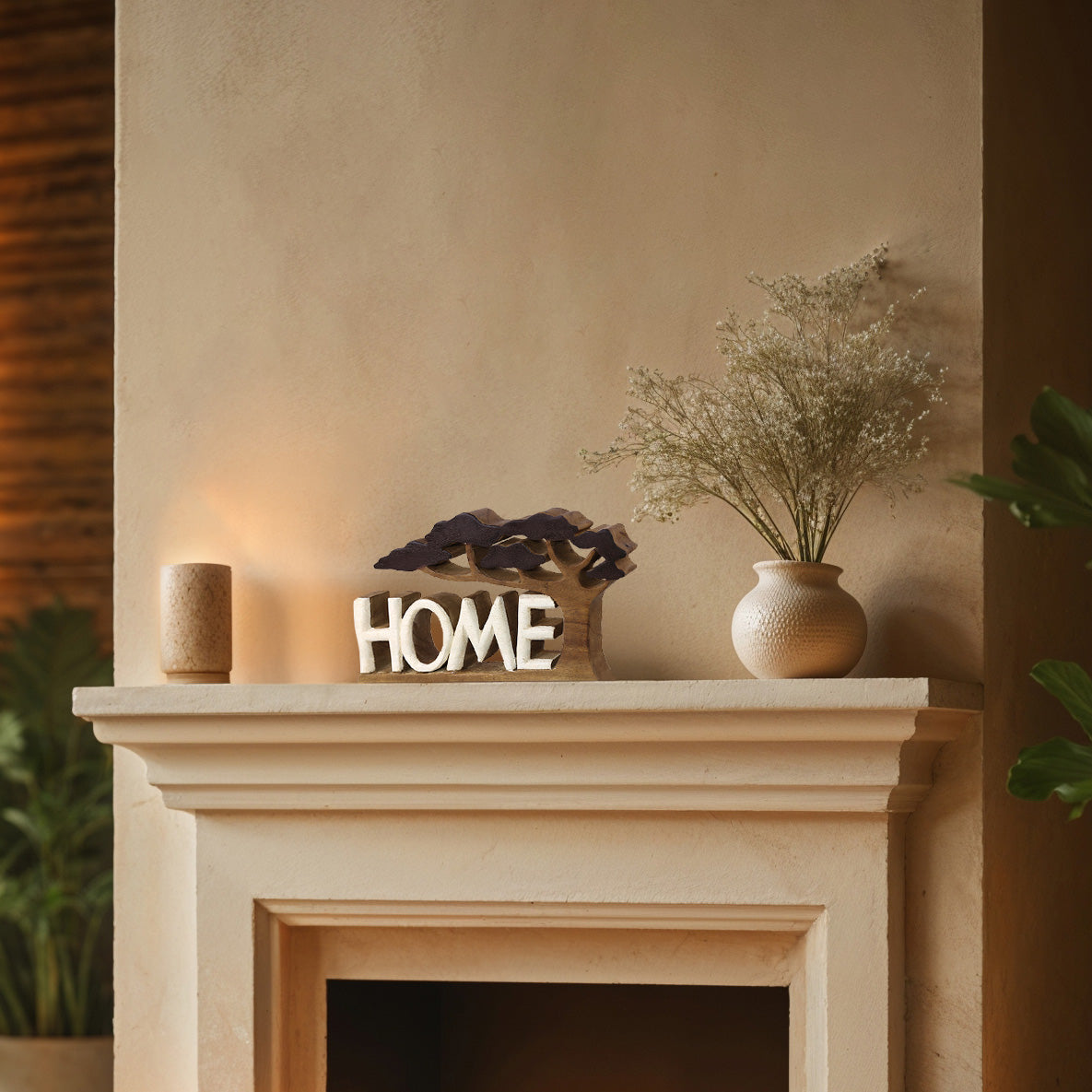 Home Handmade Wooden Sculpture