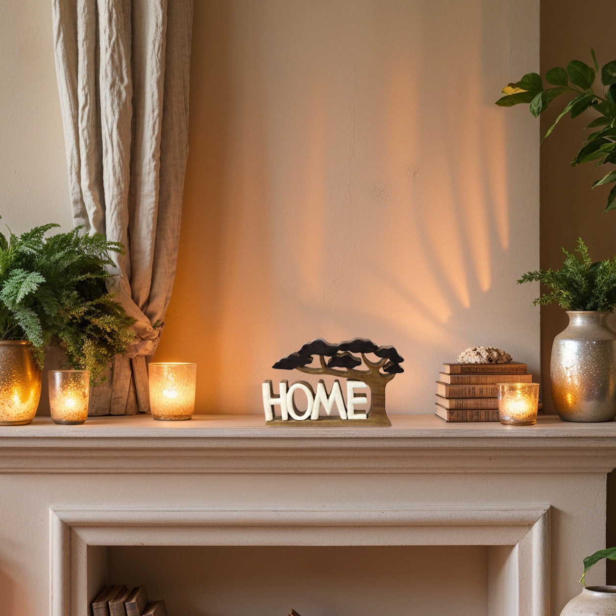 Home Handmade Wooden Sculpture