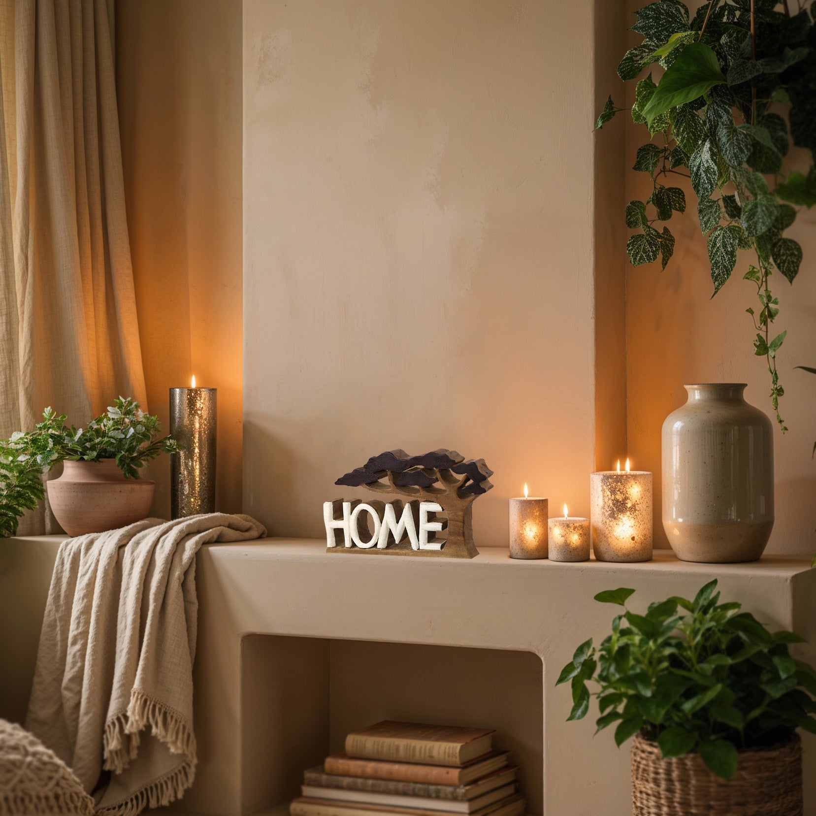 Home Handmade Wooden Sculpture
