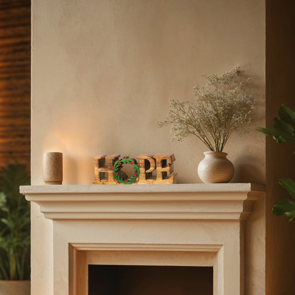 Hope Handmade Wooden Sculpture