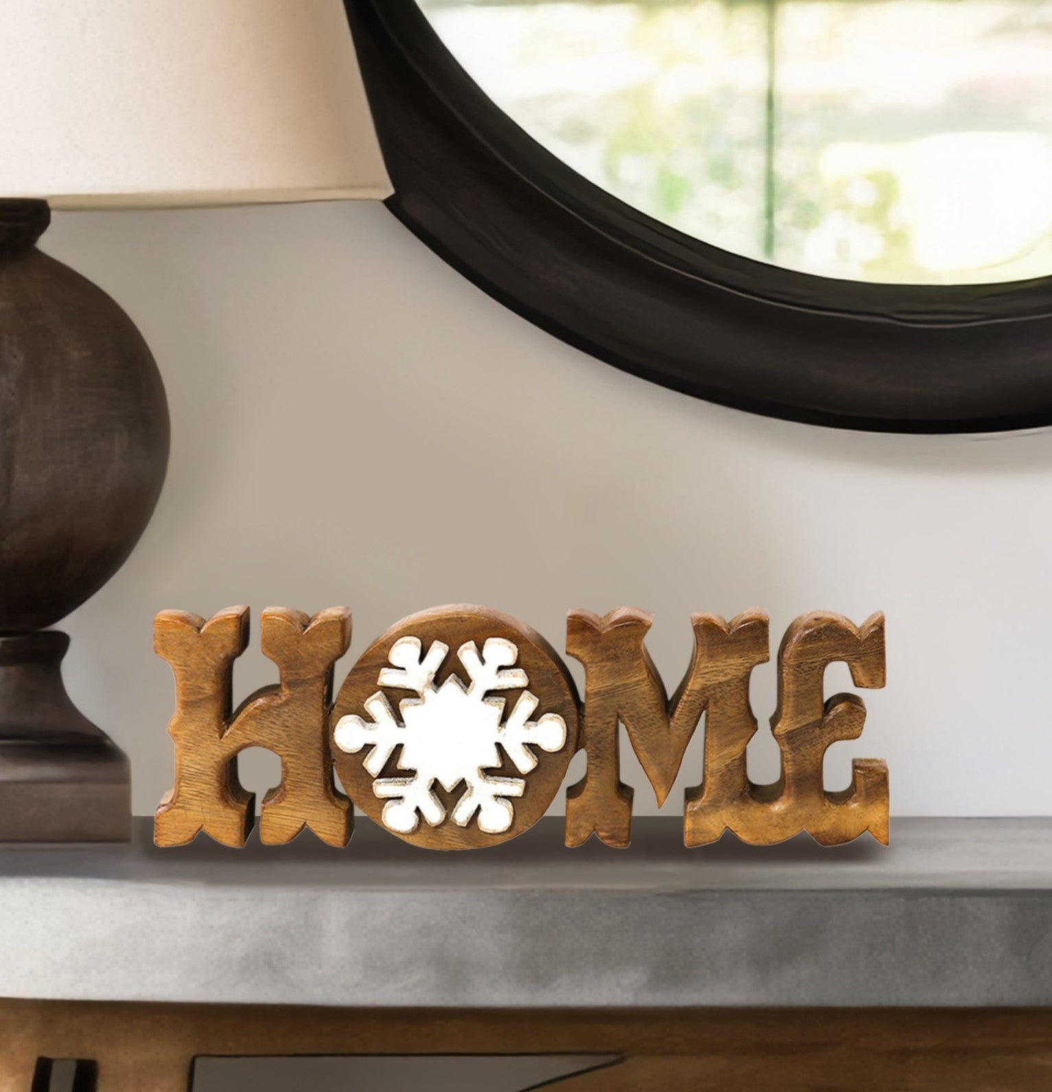 Home Handmade Wooden Sculpture