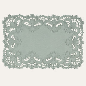 Gray Table Doilies - Creola Collection - Decozen