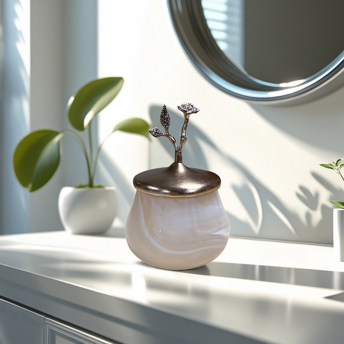 The Vintage Rose Collection - Cotton Ball Container