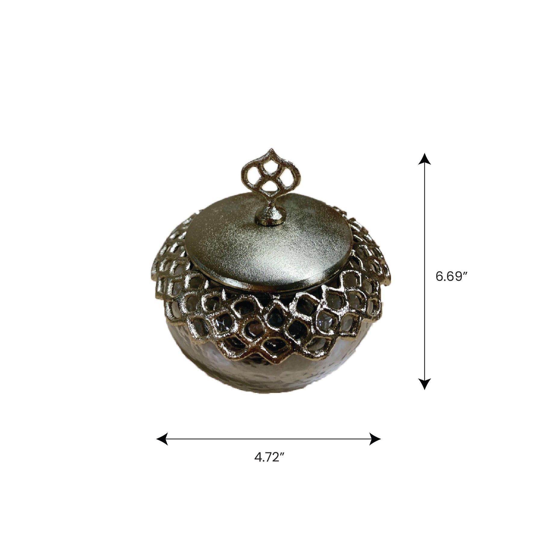 The Arabesque Collection - Cotton Ball Container
