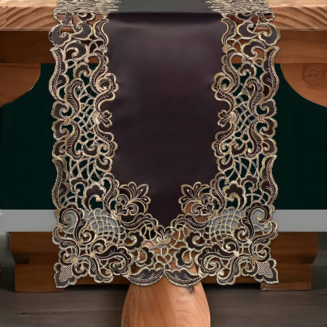 Black Gold Table Runner - Granada Collection