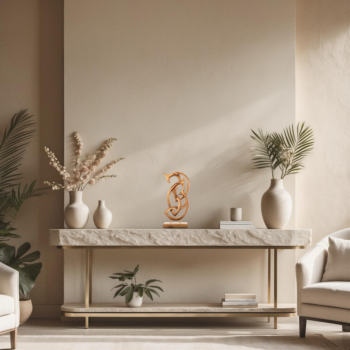 Handmade wooden fish sculpture by Macaluso, artistic wooden décor piece for home decoration featuring detailed craftsmanship.