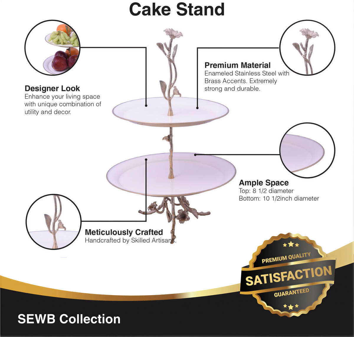 Cake Stand 2 Tier - Decozen
