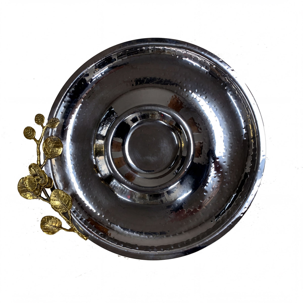 Decorative chip and dip snack platter by 23202RLF, featuring a stylish design for kitchen and entertaining use.