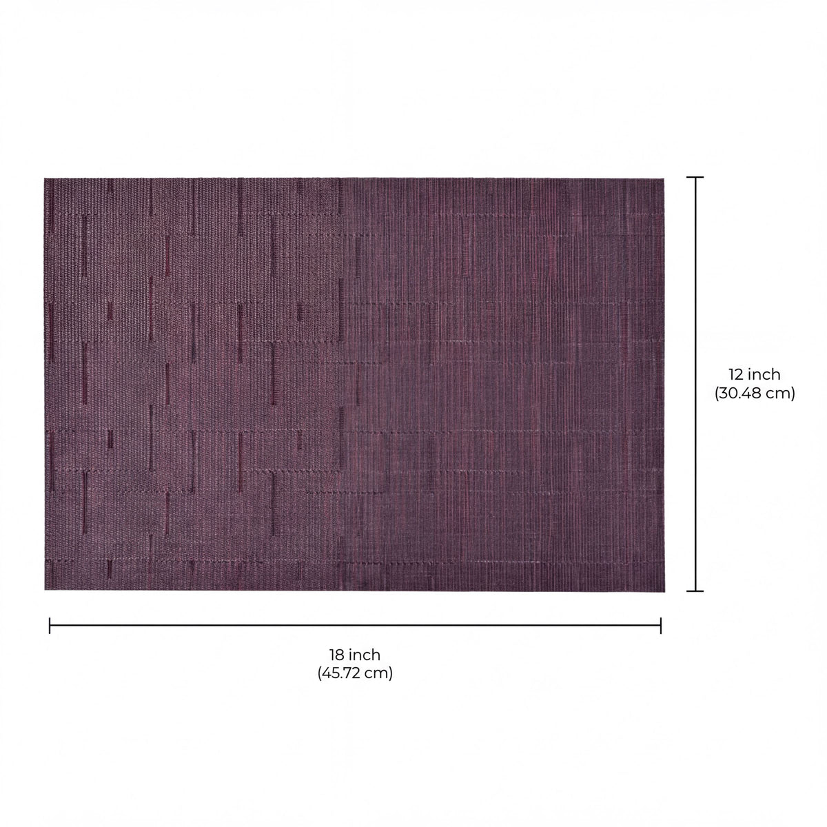 Set of four PVC placemats for dining table, durable and stylish table protectors by 81972.