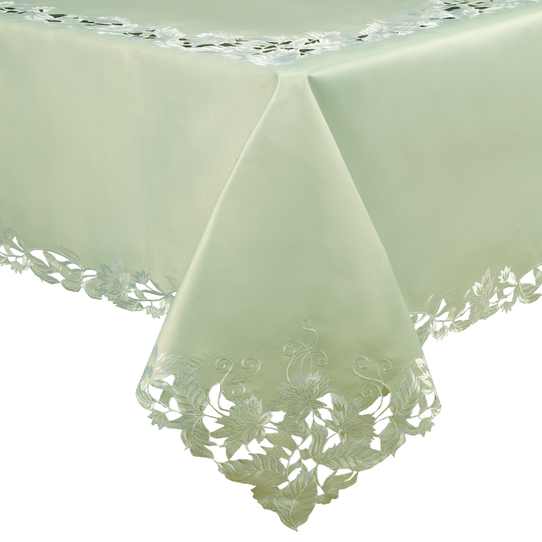 Table Toppers with European Embroidery - The Daulton Collection - Decozen