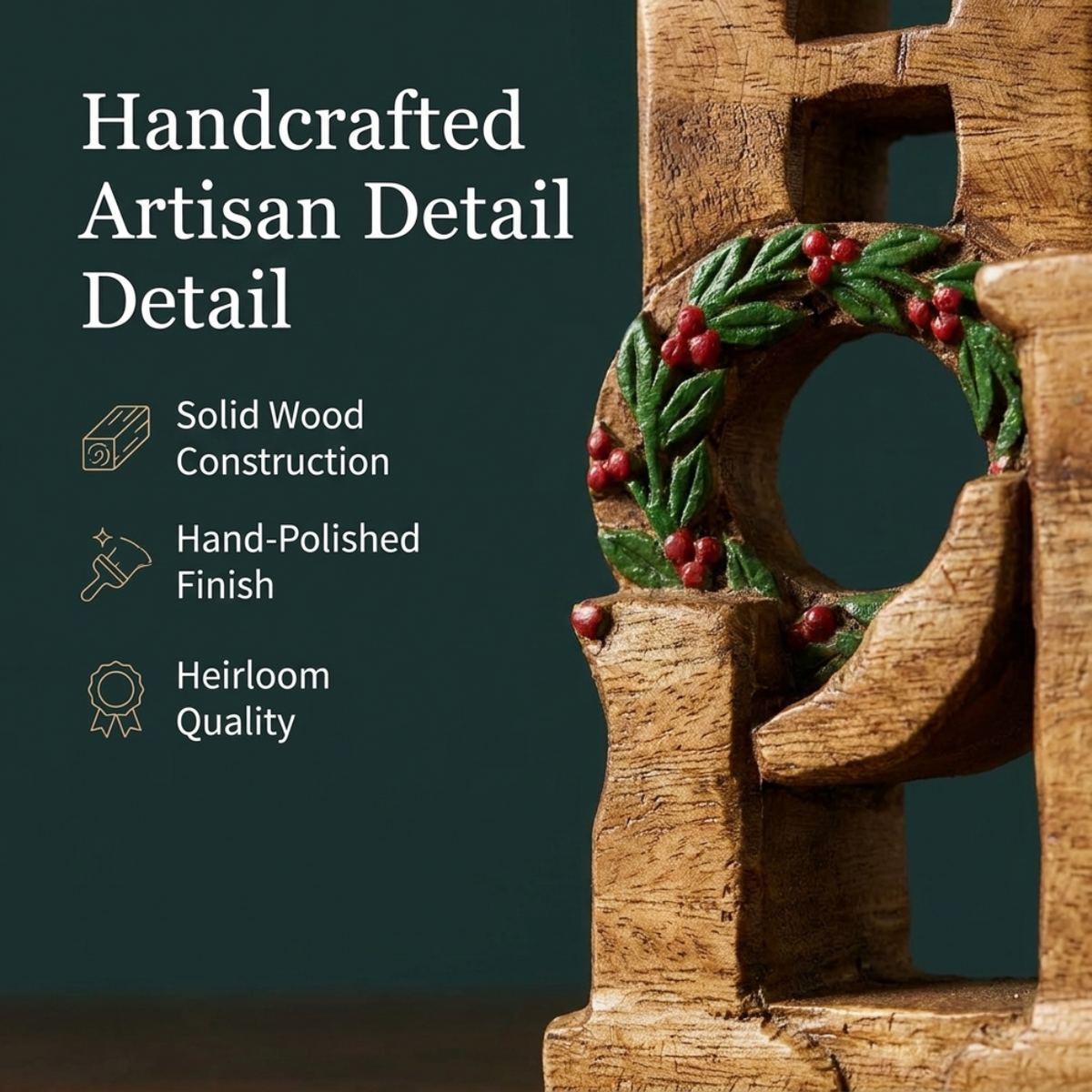 Wooden Hope Sculpture – Endless Hope, Acacia Wood