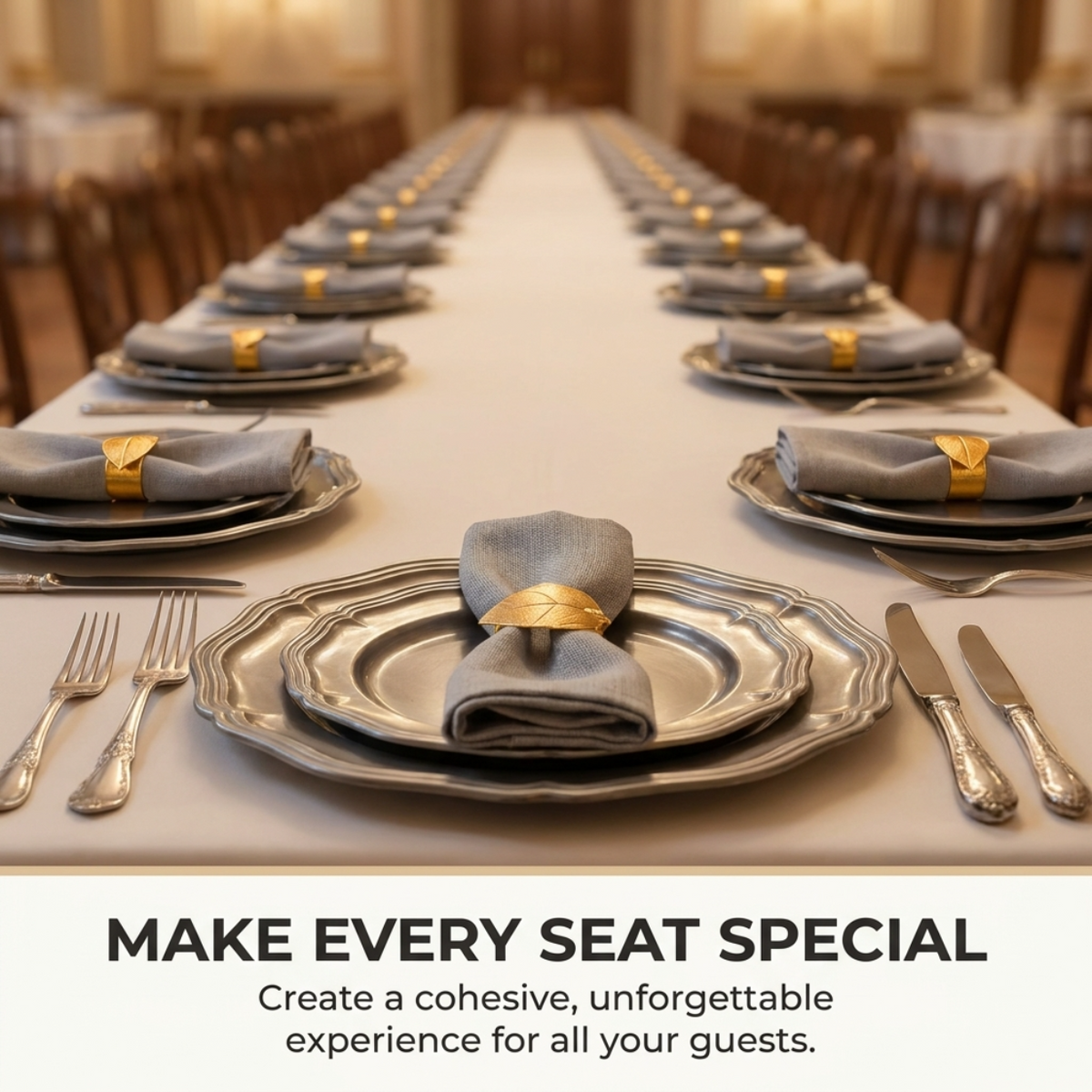 Gold Leaf Napkin Rings – Auric Bloom