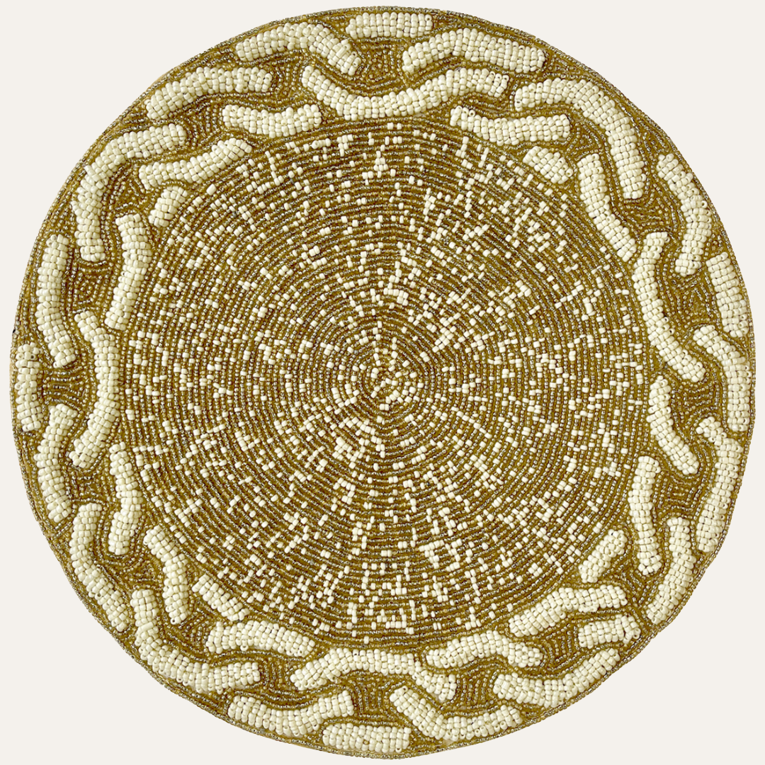 The Floy Beaded Placemats - Decozen