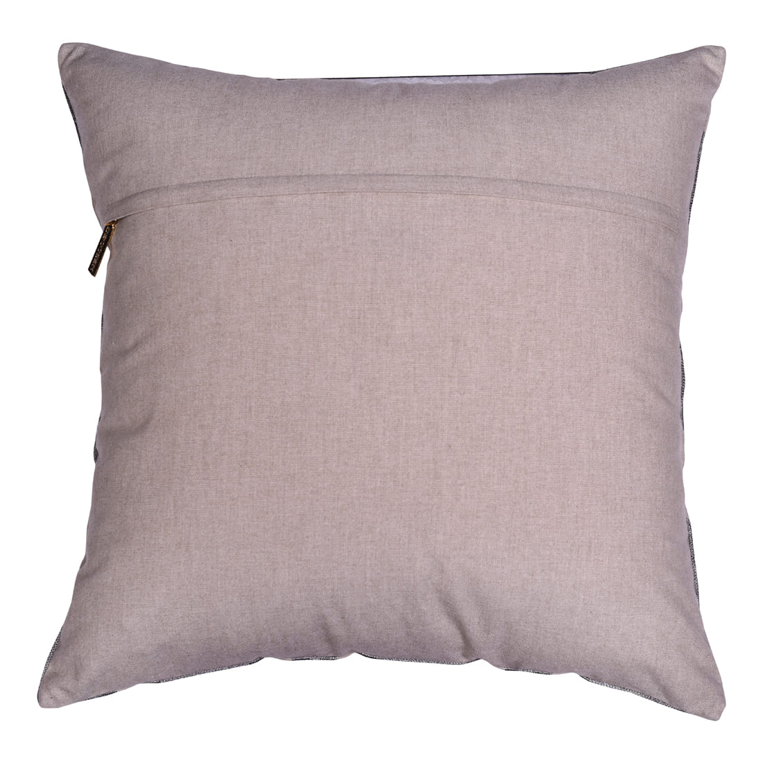 Brown throw pillow cover by #019, 20x20 inches, soft fabric with a smooth texture, ideal for home decor and comfort.