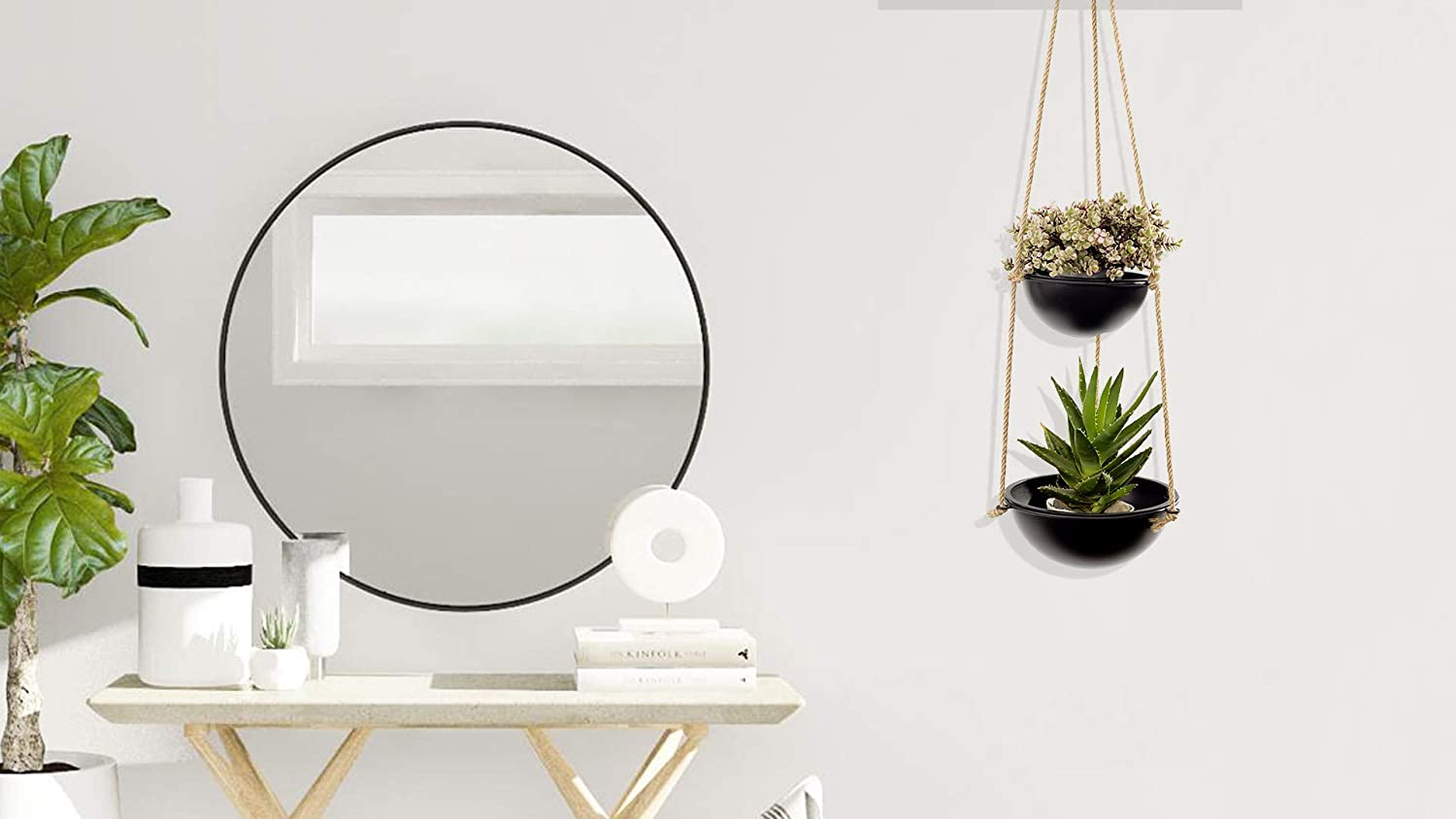 Hanging Planter with 2 Pots - Decozen