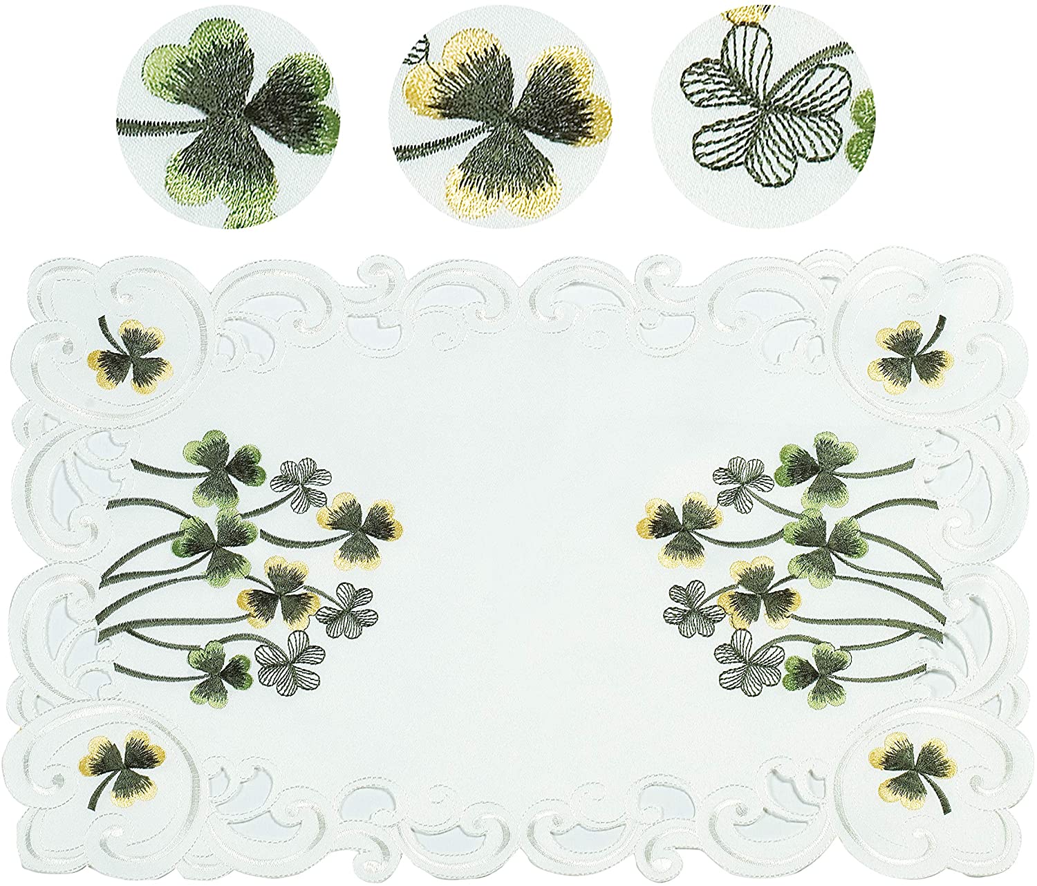 Table Toppers with European Embroidery - Decozen