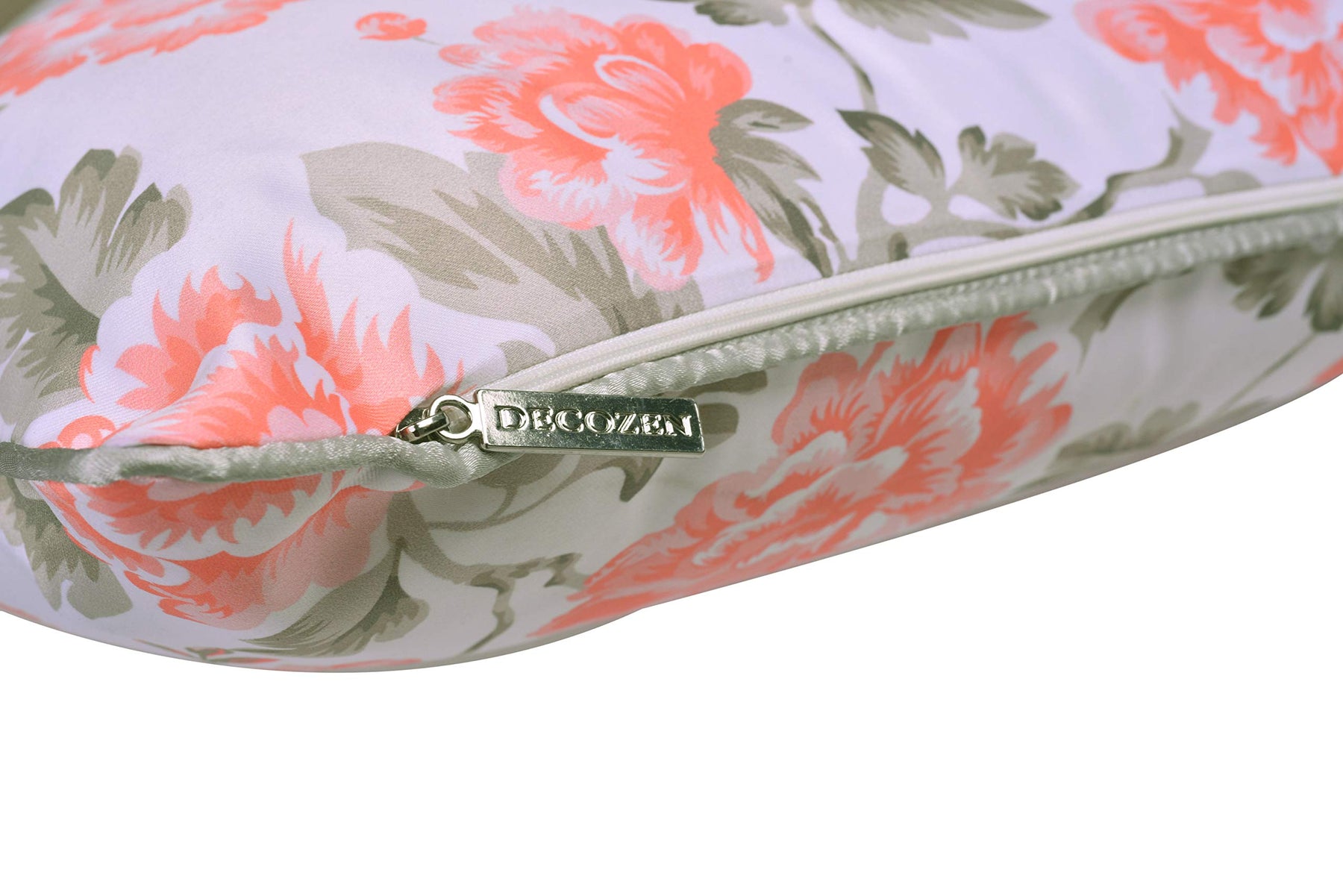 Floral Printed Throw Pillow Covers - 14 x 20 Inches - Decozen