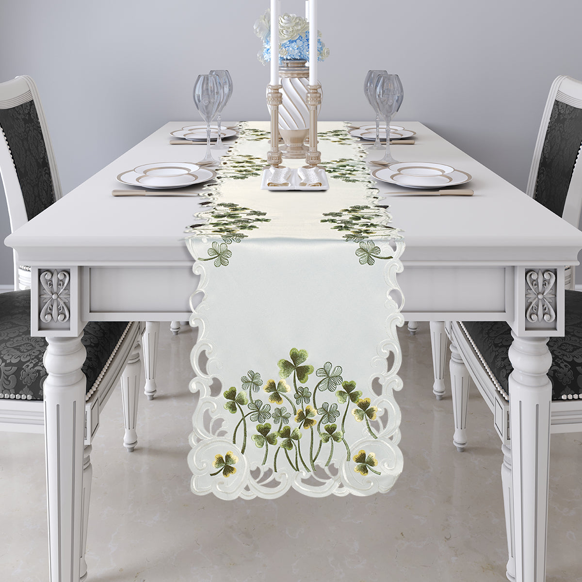 Ivory Table Runner - Clem Collection - Decozen