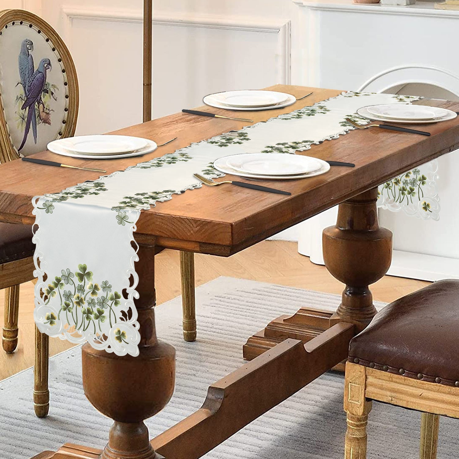 Ivory Table Runner - Clem Collection - Decozen