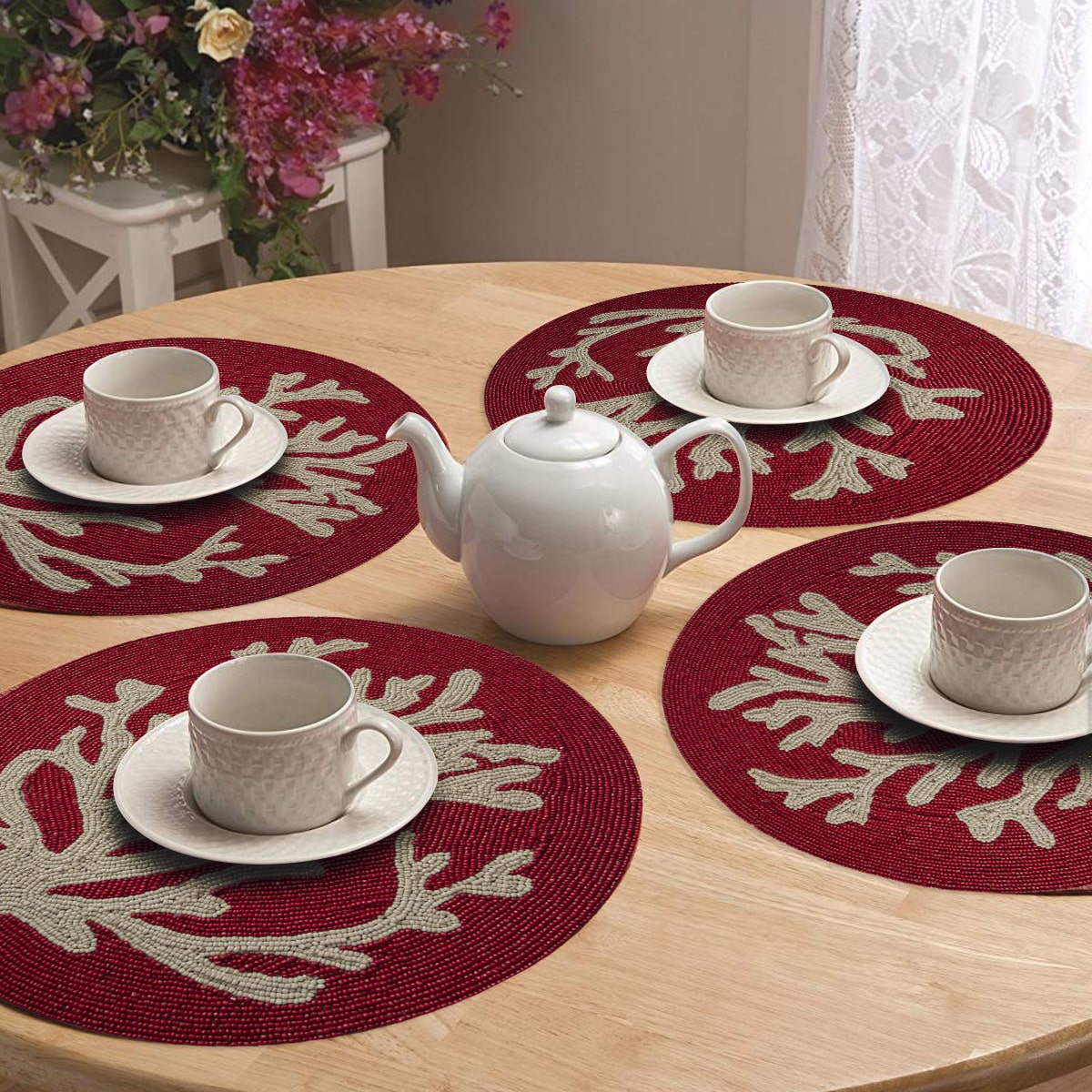 The Teasley Beaded Placemats