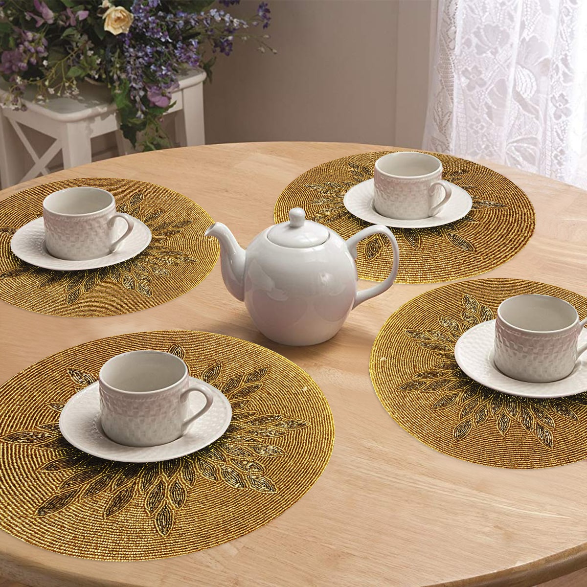 The Taraji Beaded Placemats