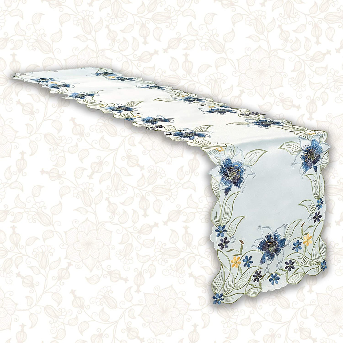 Table Runner with European Embroidery - Decozen