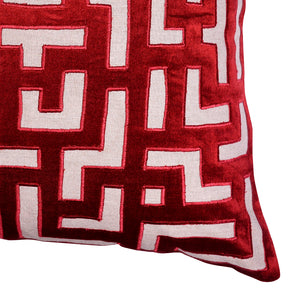 Red Throw Pillow Covers - 20 x 20 inches - Decozen