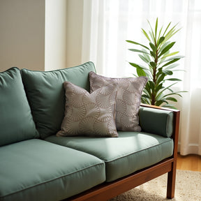 Beige Brown Throw Pillow Covers - 20 x 20 inches