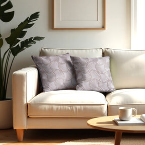 Beige Brown Throw Pillow Covers - 20 x 20 inches