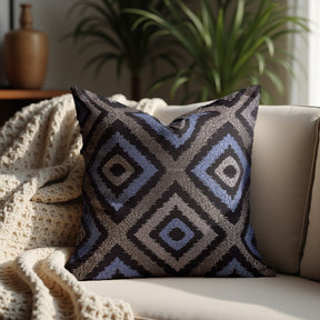 Blue Gray Throw Pillow Covers - 20 x 20 inches