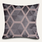 Brown throw pillow cover from #019, 20x20 inches, soft fabric, with a stylish textured design for decorative cushions.