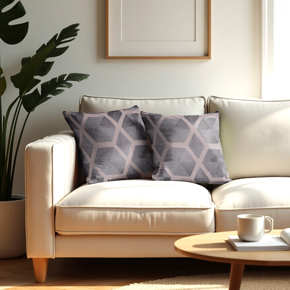 Brown Throw Pillow Covers - 20 x 20 inches