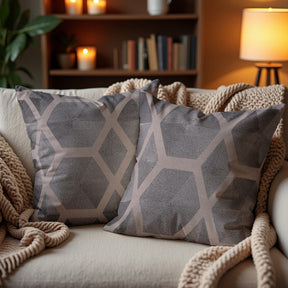 Brown Throw Pillow Covers - 20 x 20 inches